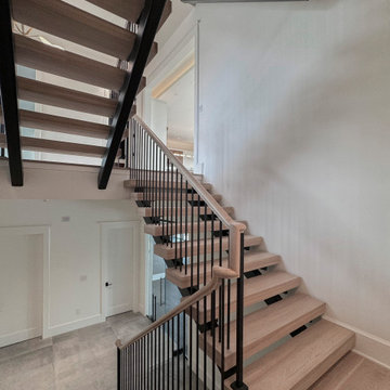 Project #122 | Freestanding Steel & Wood Staircase