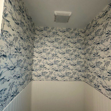 Hallway wallpaper installation in Altadena