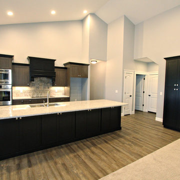 Textured Melamine Kitchen and Bathroom Cabinets, Kimberly ID
