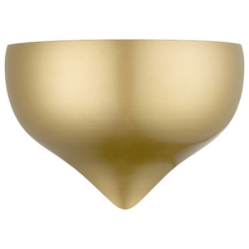 Livex Lighting 40987 Amador 5" Tall Wall Sconce - Compliant - Soft Gold