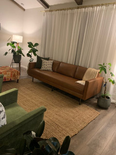 Coffee table with lamp attached deals