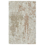 Jaipur Living - Jaipur Living Octave Handmade Abstract Area Rug, Taupe/Bronze, 8'x10' - Simply sophisticated, the Britta Plus collection boasts an assortment of texture-rich heathered designs. The tweed-inspired pattern of the Octave area rug offers understated visual texture, while the hand-tufted wool and viscose blend makes for a lustrous feel underfoot. A duo-tone abstract design of taupe and bronze creates a sophisticated statement on this soft looped pile. This accent piece withstands medium traffic areas in the home, like bedrooms, dining spaces, and formal living rooms.