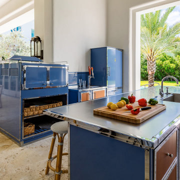 Officine Gullo | Stainless Steel & Polished Chrome Kitchen