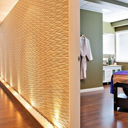 Ripples 3D wall panels at Eden Spa - Products