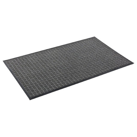 Water Retainer Charcoal Doormat, 2'X3'