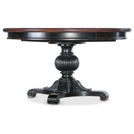 Charleston Round Pedestal Dining Table With1-20in leaf