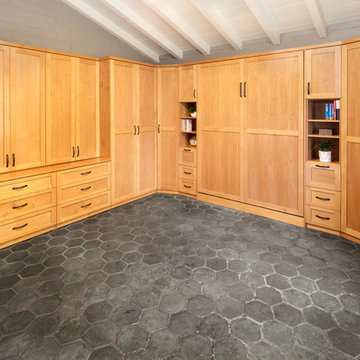 Guest Room Wallbed and Custom Cabinetry