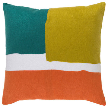 Harvey Pillow 18"x18"x4", Polyester Fill