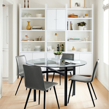 Benson Tables in Natural Steel