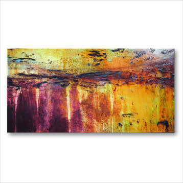 Abstract Modern Canvas Limited Edition Painting 60 x 30 by ELOISE WORLD STUDIO