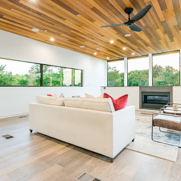 Austin, Texas Modern Home-Alaska White Oak