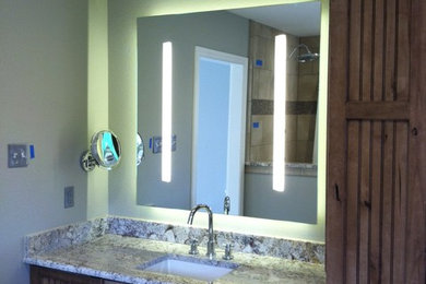 lighted bath mirrors