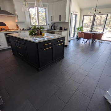 New Kitchen Floor Process