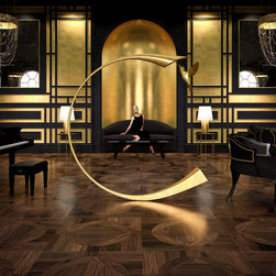 Woodworks by Ted Todd - Parquetry Collection - Inca Geometric Panel - 無垢フローリング