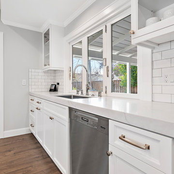Transitional Style | Kitchen Living Laundry