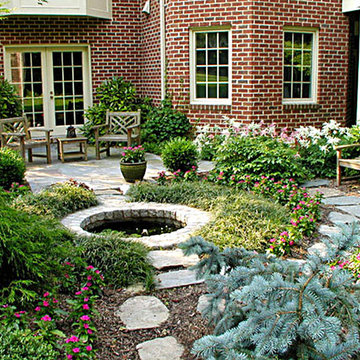A Japanese style garden