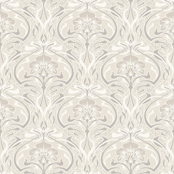 Donovan Cream Nouveau Floral Wallpaper Bolt
