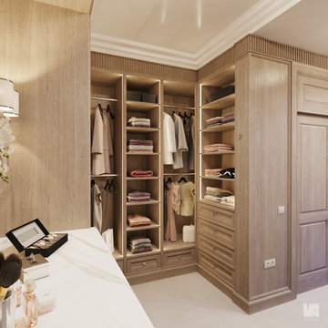 Traditional style Closet in a Private Residence