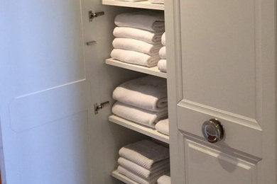 Organización de armario para toallas