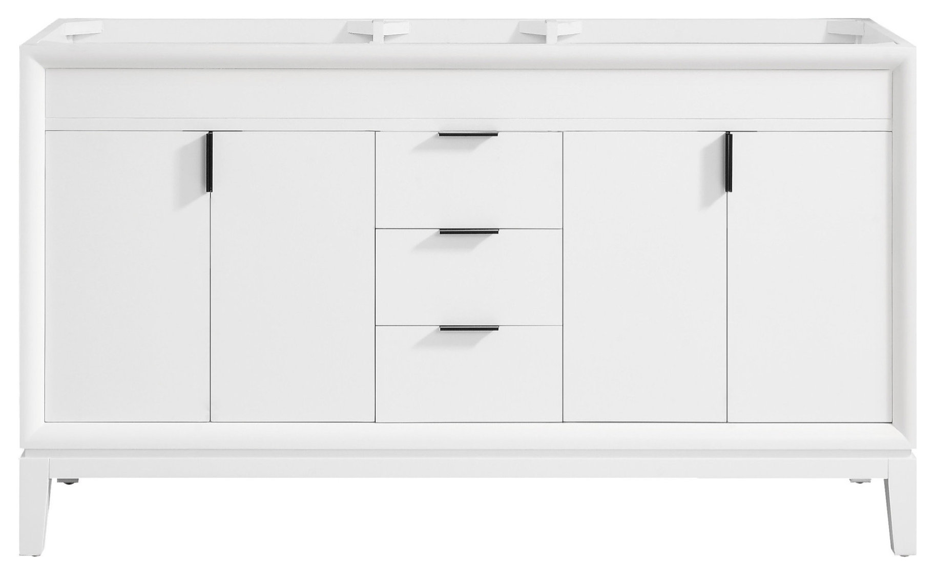 Avanity Emma 60" Vanity Only, Dove Gray - Contemporary - Bathroom ...