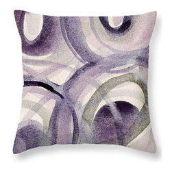 Purple and Green Pattern Decorative Pillows - Decorative Pillows