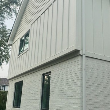 LP Smartside Board and batten siding,aluminum soffit/Fascia.Vynil windows.