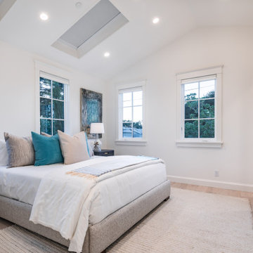 Light flooded master bedroom