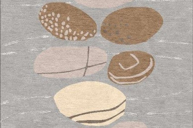 Handmade Wool and Silk rugs by designer:  Lizi Boyd