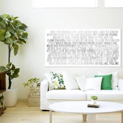 Hallway or Bedroom Canvas Home Decor - Door Hardware