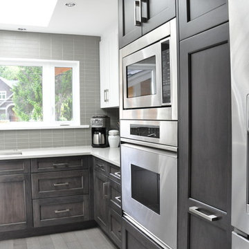 Custom wood cabinets