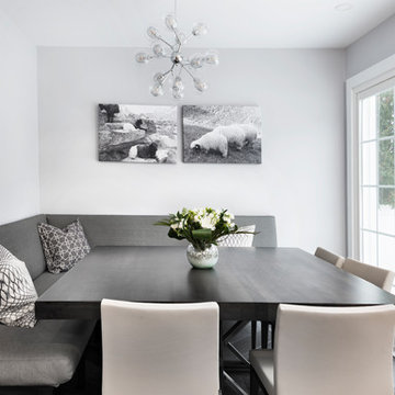 Birkett St. Contemporary Gray Shaker Kitchen