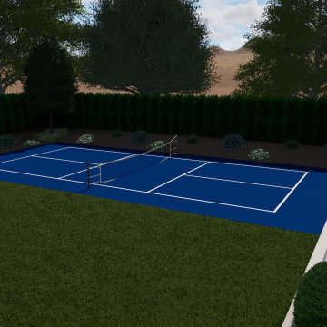 Neutral Estate Pool, Pavillion, Fireplace, Spa, Pickleball, and Garden