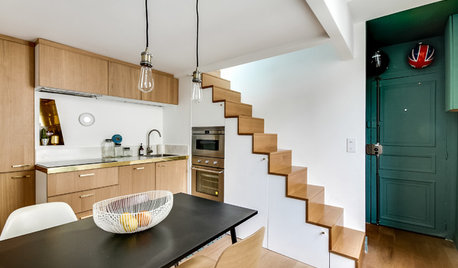 Vorher-Nachher: Ein Mini-Apartment in Paris bekommt höhere Decken