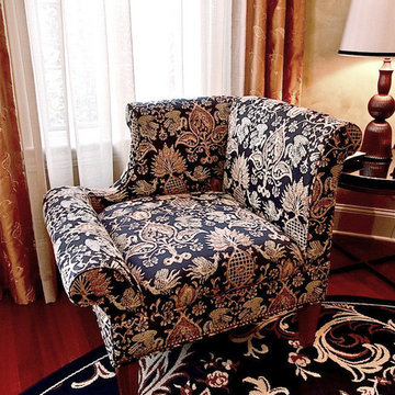 Asymmetrical Accent Chair