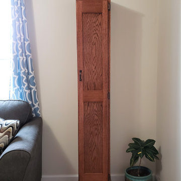 Red Oak Tower Cabinet
