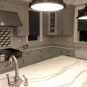 Transitional Kitchen by Darren Press