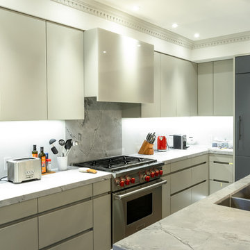 Fenix kitchen cabinets