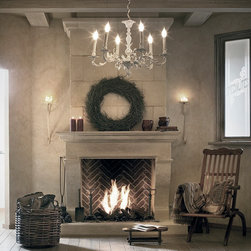 Firebox Stone inserts Herringbone & More (Mediterranean Style) - Indoor Fireplaces