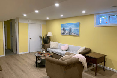 Example of a basement design in Toronto