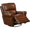 Catnapper Hoffner Swivel Glider Recliner, Chestnut