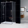 Enigma-X Fully Frameless Sliding Shower Enclosure, Clear 3/8" Glass Shower