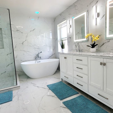 Modern Main Bathroom amazing transformation