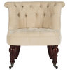 Oakes Tufted Chair Natural Cream
