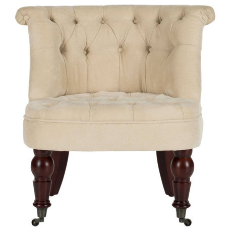 Oakes Tufted Chair Natural Cream