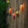 10-Count Parrot Patio Light Set 6 ft Wire