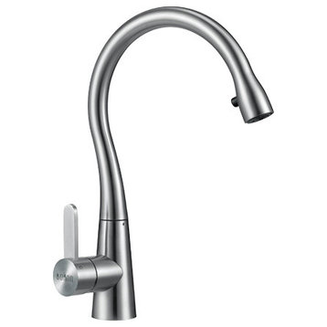 BOANN Helena 14.4" 304 Stainless Steel Pull-Out Kitchen Faucet