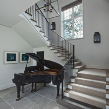 NP Front Stair Railing And Carpet For Stairs