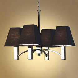 Manhattan 4 Light Chandelier - Chandeliers
