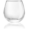 Spirits Stemless Crystal Wine Glasses 15 oz, Set of 4