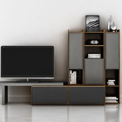 Modern Wall Unit Lyrics 06 by Huppe - $4,862.00 - Entertainment Centers And Tv Stands